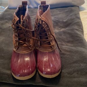 Knock off Sperry rain boots